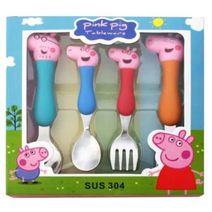 Tableware Fork Spoon Toy Figure Pattern Set